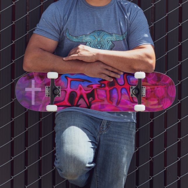 Troskorset Mini Skateboard Bräda 18,5 Cm (Utomhus 3)