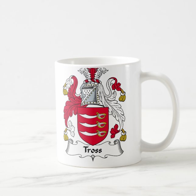Tross familjvapensköld kaffemugg (Höger)