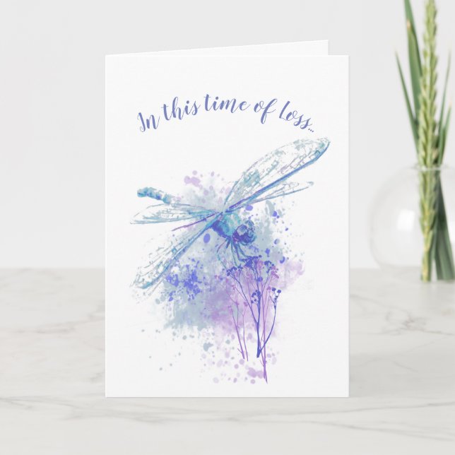 Tröst från Skriften i denna tid av förlust Kort (Framsida)