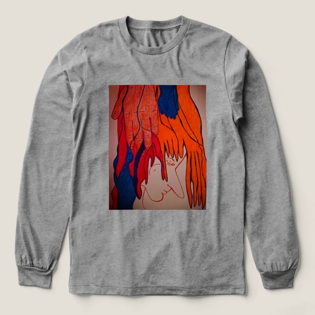 Tröstande händer t shirt (Design framsida)