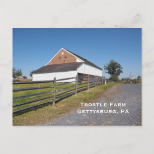 Trostle Barn in Gettysburg PA Vykort