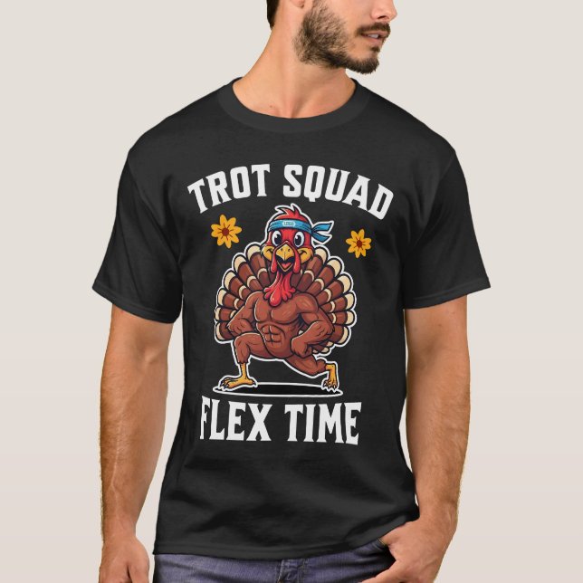 Trot Squad Flex Time T Shirt (Framsida)