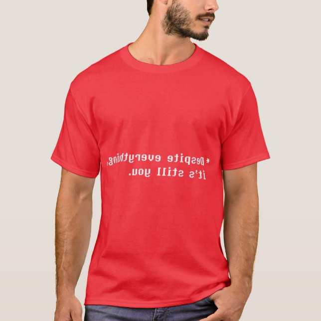 Trots allt familj t shirt (Framsida)