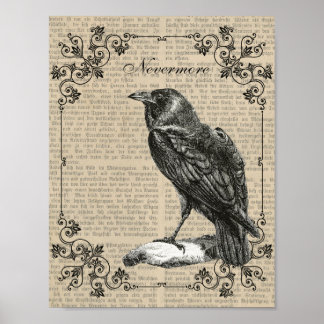 Trots det, Raven, Edgar Allan Poe poster