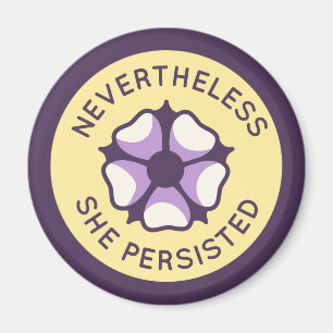 Trots det så bestod hon av en kvinnlig suffragette magnet