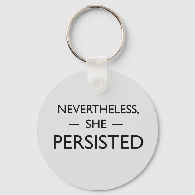 Trots detta framhärdade hon i påstående nyckelring (Framsida)