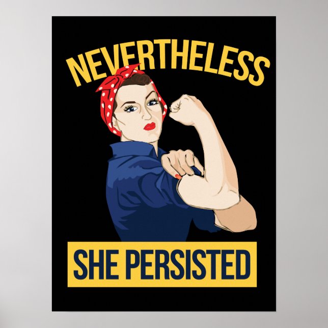 trots detta framhärdade hon poster (Framsidan)
