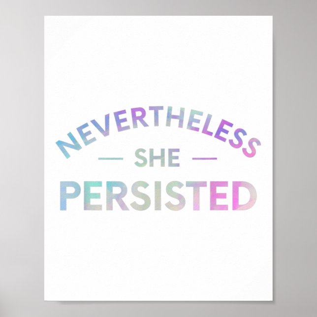 Trots detta har hon bestått av inspirerande femini poster (Framsidan)
