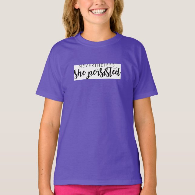 Trots detta höll hon fast vid Barn Shirt Tröja (Framsida)