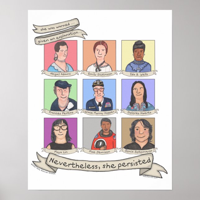 Trots detta poster hon 16 x 20 tum (Framsidan)