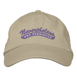 Trots detta stod hon fast. Baseball Cap Broderad Keps