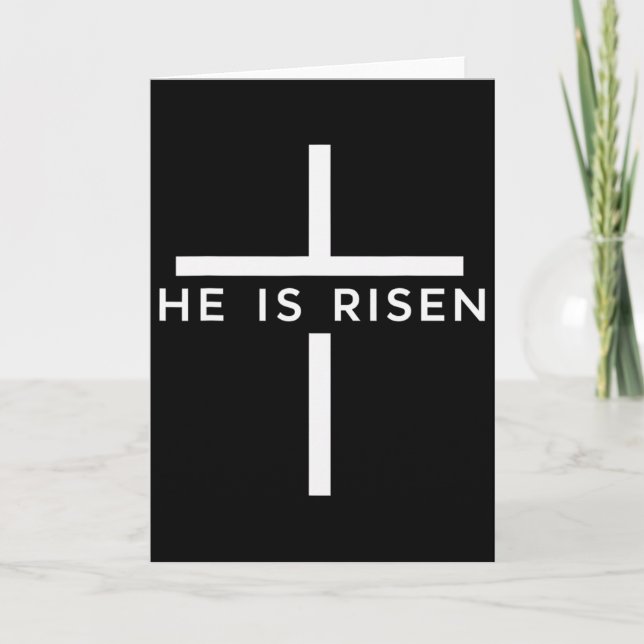 Trots kors Jesus uppståndelse Kristna  Kort (Framsida)