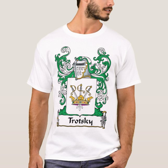 Trotsky familjvapensköld t-shirt (Framsida)