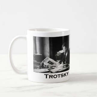 Trotsky läsning "det militant ", kaffemugg