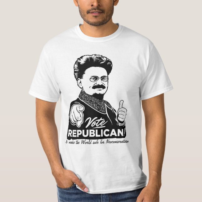 Trotsky röstar den republikanska skjortan tee shirt (Framsida)