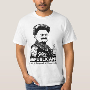 Trotsky röstar den republikanska skjortan tröja