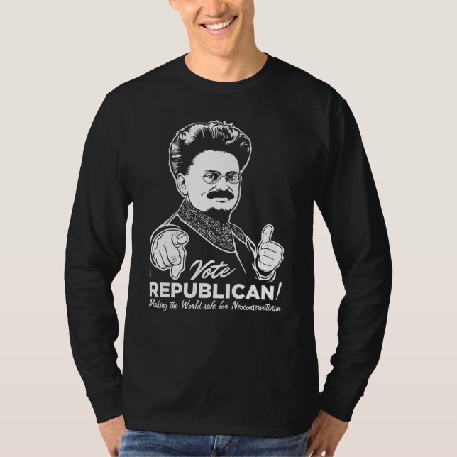 Trotsky Vote Republican Shirt T-shirt (Framsida)