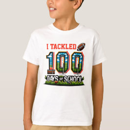 Trött 100 dagar med T-tröja från skolan T Shirt