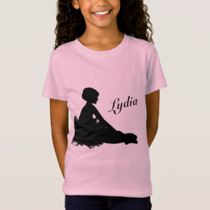 Trött ballerina Personlig med namn T Shirt