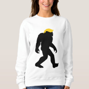 Trött Bigfoot i Trump Gult Hair 2024 Val T Shirt