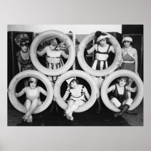 Trött flickor: 20-tal poster