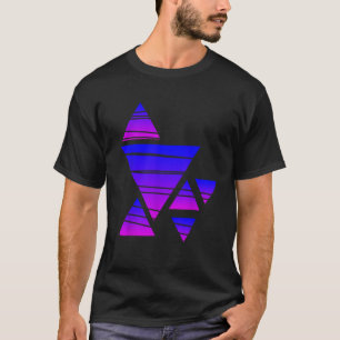 Trött för triangelgeometriska former i Färg T Shirt