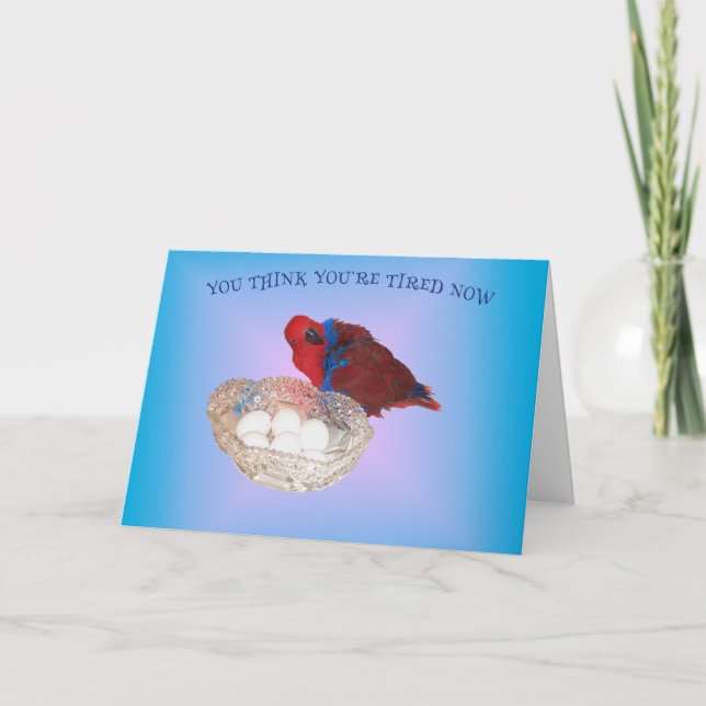 Trött kläcka kort (Framsida)