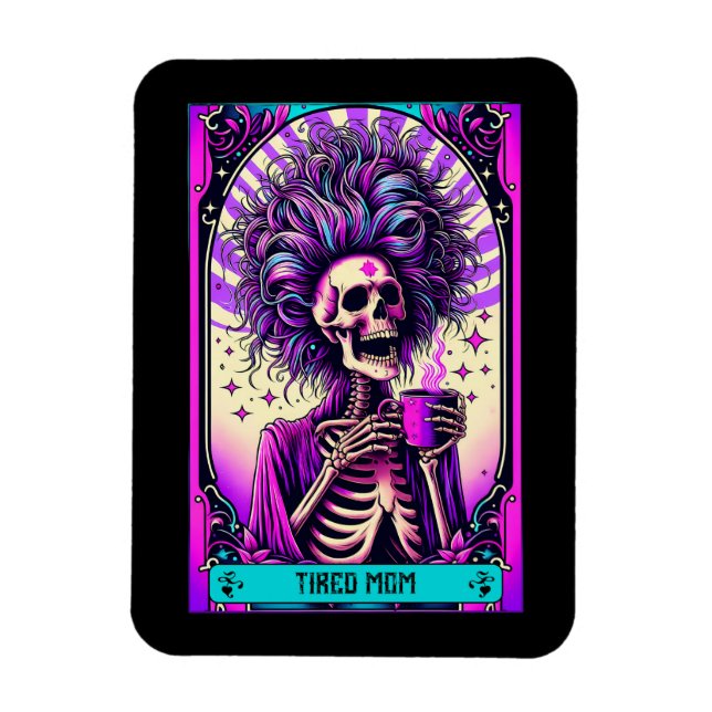 Trött Mamma-Tarot Card-magnet Magnet (Vertikal)