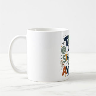 Trött men fortfarande fantastisk kaffemugg