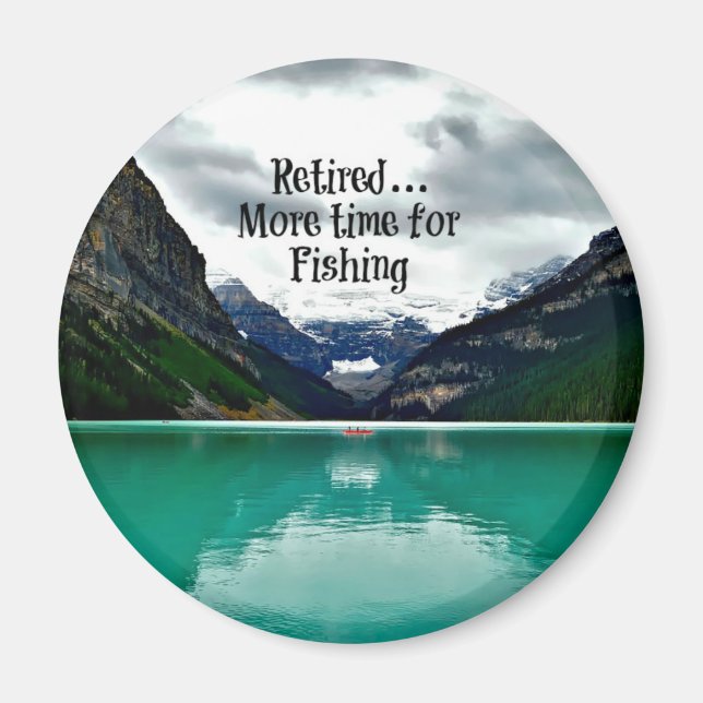 Trött.. mer tid för fiske magnet (Framsidan)