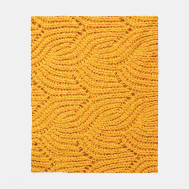 Trött orange, texturerad bakgrund. fleecefilt (Framsidan)