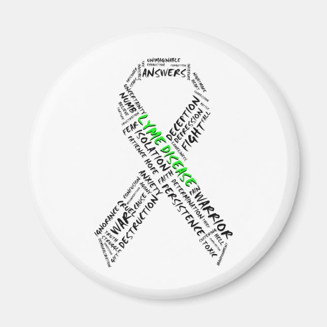 Trött på Lyme Support Magnet (Framsidan)