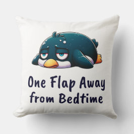 Trött penguin-ledsen trög och omotiverad kudde