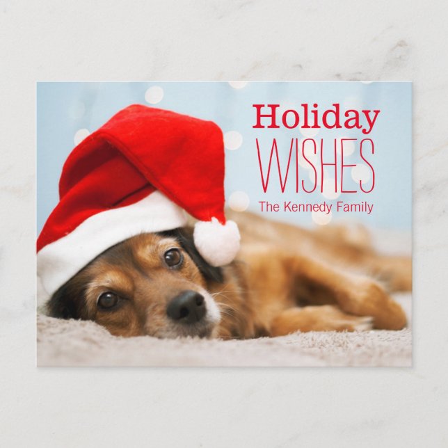 Trött Santa Helg Vykort (Framsida)