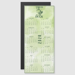 TRÖTT SOM EN ANKA 2026 Grön Anka Kalender