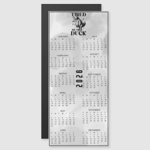TRÖTT SOM EN ANKA 2026 Svart Anka Kalender