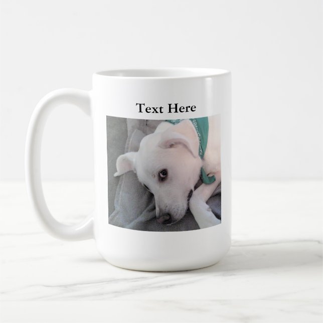 Trött St patricks day, Grönt för Hund Kaffemugg (Vänster)