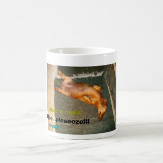 Trött tax kaffemugg