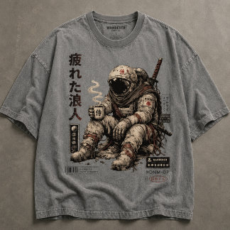 Trött vandrande astronaut t shirt