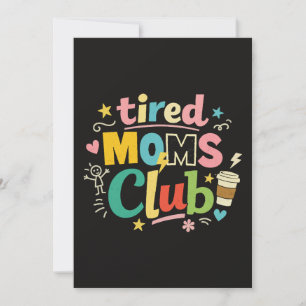 Trötta mammaklubben kaffe mamma humor inbjudningar