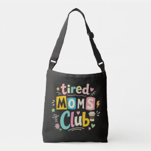 Trötta Mammors Klubb Kaffe Mamma Humor Axelväska