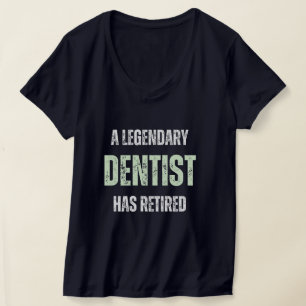 Trötta tandläkare Fungny vintage pension-gåva T Shirt