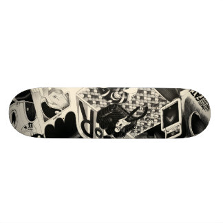 trötta ut skateboard bräda 19,5 cm