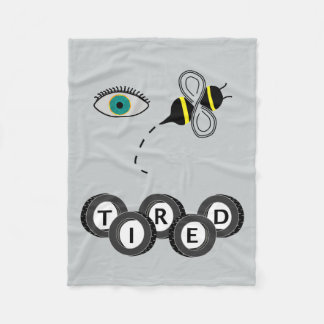 Tröttat ögabi fleecefilt