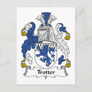 Trotter Family Crest Vykort