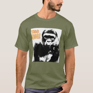Trötthet Grönt Gorilla Pop Art Motivational Trendi T Shirt