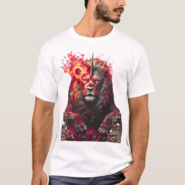 Trötthet i den infernella Lejona - Mythical Beast  T Shirt (Framsida)