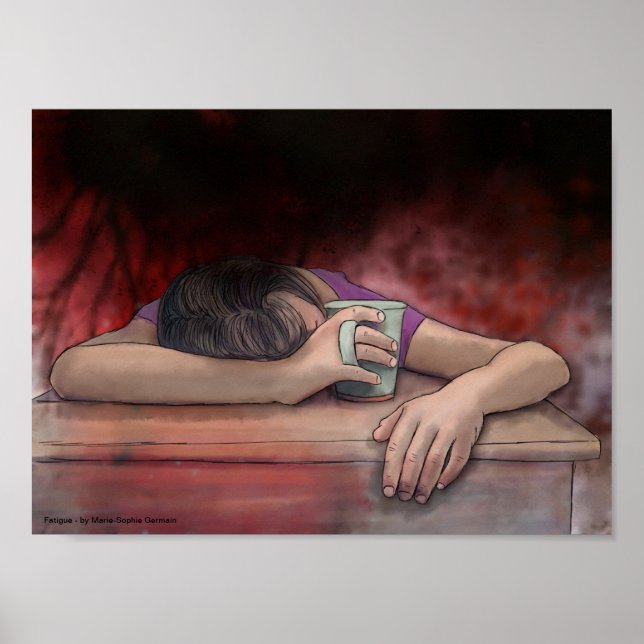 Trötthet Poster (Framsidan)