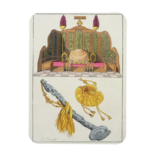 Tröttheten hos en kinesisk kejsare, Unga-yo-scepte Magnet (Vertikal)