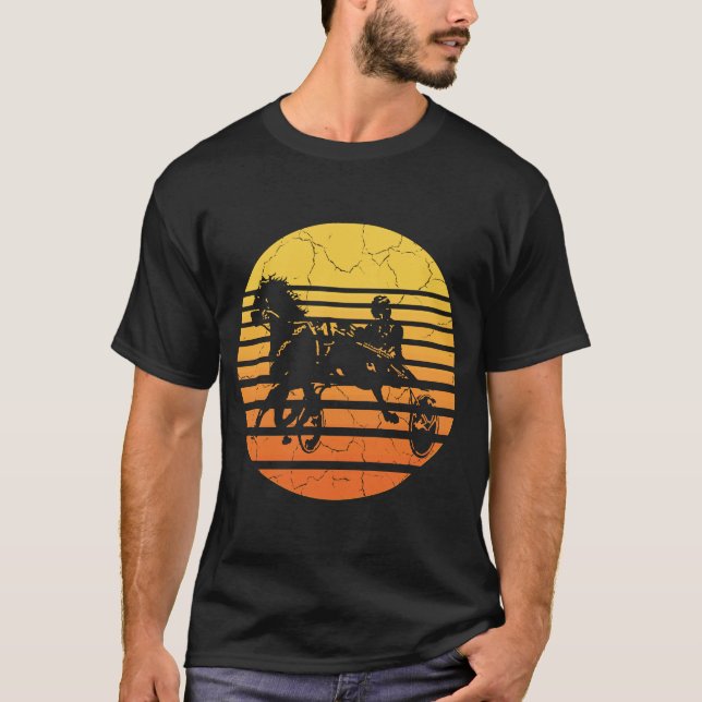 Trotting Häst-vän T Shirt (Framsida)